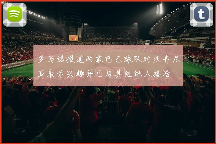 罗马诺报道两家巴乙球队对沃齐尼亚表示兴趣并已与其经纪人接洽
